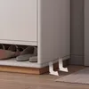 Comode Moderne Blanche Avec Grande Étagère À Chaussures, 2 Voir les images du produit 3