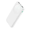 A white power bank is shown against a white background. Produktbild-Vorschau