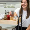 Eluno, trojpodlažný kuchynský vozík, servírovací vozík Náhľad obrázku produktu 3