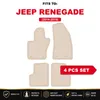 DURBAN Beige Velours-Fußmatten-Set für Jeep Renegade SUV Produktbild-Vorschau 17