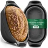 Kuketo | Silikon Brotbackform Groß Schwarz – Faltbare Produktbild-Vorschau 1