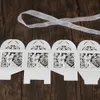 50pcs Hochzeit Paar Süßigkeiten Boxen, Laser Cut Hochzeit Produktbild-Vorschau 6