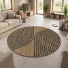 Carpetsale24 Outdoor Teppich Schwarz Natur Jute Optik Rund Produktbild-Vorschau 2