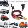 12V 24V zásuvka zapalovače automobilu s krokosvorkou pro Náhled obrázku produktu 1