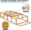 Recinto da esterno Wiltec XXL in legno 1800 x 900 x 480 mm, Anteprima dell’immagine prodotto 9