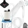 Campingdusche mit Pumpe, Camping Dusche mit 5200mAh Akku, Produktbild-Vorschau 1