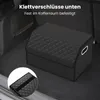 A black quilted car trunk organizer is shown inside the trunk of a car. Náhľad obrázku produktu