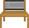 vidaXL 5-tlg. Garten-Lounge-Set mit Kissen Cremefarbenes Produktbild-Vorschau 28