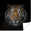MuchoWow® Poster Tiger - Wildtiere - Porträt - Schwarz - Produktbild-Vorschau 1
