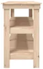vidaXL Banco da lavoro 181x50x80 cm in legno di pino Anteprima dell’immagine prodotto 5