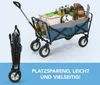 EASYmaxx Bollerwagen Handwagen Transportkarre bis 80 kg Produktbild-Vorschau 2