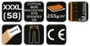 NEO TOOLS Pratica salopette da lavoro navy Pantaloni da Anteprima dell’immagine prodotto 3
