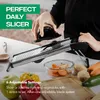 Verstellbarer Mandolinenschneider Edelstahl-Gemüseschneider Produktbild-Vorschau 3