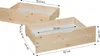 Homestyle4u Holzbett Jugenbett 100x200 Palettenbett mit Produktbild-Vorschau 8