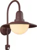 A rustic-looking outdoor wall light with a motion sensor. Produktbild-Vorschau