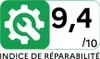 A graphic indicating a repairability score. Produktbild-Vorschau