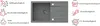 VBChome Spülbecken mit Armatur 77 x 44 cm Grau Einzelbecken Produktbild-Vorschau 10
