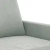 vidaXL 2-osobowa sofa jasnoszara 140 cm aksamitna Podgląd zdjęcia produktu 6