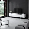 Skye Decor, Bohem - Bílá, Černá, TV stolek, bílý, 100 % Náhled obrázku produktu 5