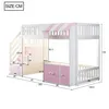 Lit superposé Merax 90 x 200 cm avec armoire de rangement, Voir les images du produit 9