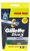 Rasoi usa e getta Gillette Blue 3, confezione da 12 Anteprima dell’immagine prodotto 1