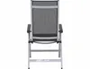 A back view of a folding chair. Produktbild-Vorschau