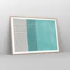 Gerahmtes Poster - Rahmen in heller Eiche - Abstraktion Produktbild-Vorschau 8