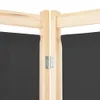 vidaXL 3-teiliger Raumteiler Grau 120 x 170 x 4 cm Stoff -  Produktbild-Vorschau 6