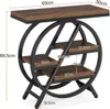 Tribesigns 3-Etagen Beistelltisch, Holz Sofa Beistelltisch Produktbild-Vorschau 7