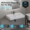 Aqua Bagno Waschbecken 80 im modernen Loft Air Design Eckig Produktbild-Vorschau 5