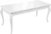 vidaXL Esstisch 179x89x81 cm Hochglanz-Weiß Produktbild-Vorschau 1