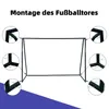CCLIFE Fußballtor Outdoor 240 cm mit Fußball Gartentor für Produktbild-Vorschau 2