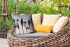 MuchoWow® Outdoor Kissen - Blumen - Tulpen - Blau - 50x50 Produktbild-Vorschau 3