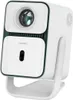 A white WANBO T2 ULTRA Full HD Smart Projector is shown on a white stand against a white background. Produktbild-Vorschau