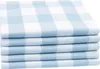 5er Set Geschirrtücher 50x70 cm, Halbleinen hellblau Produktbild-Vorschau 1