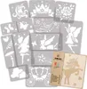 Schablonen Malen für Kinder, 14 Stück Set 9x12 bis 23x34 cm Produktbild-Vorschau 1