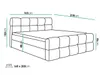 FurniDe24 Boxspringbett Leo 160x200 - Bett mit Matratze und Produktbild-Vorschau 5