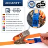 Spanngurt-Ratsche 27x5000 mm orange Produktbild-Vorschau 3