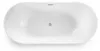 Corciano Freistehende Badewanne Malta 170x80cm Oval Weiß | Produktbild-Vorschau 7