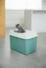 Rotho Eco Berty Kattenbak met Boveningang Zwart/Zand Náhľad obrázku produktu 5