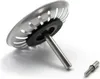 A sink strainer and a separate pin are shown on a white background. Anteprima dell’immagine prodotto