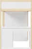 A white and wood high sleeper bed with a desk and bookshelf. Anteprima dell’immagine prodotto