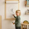 Tableau mural à dessin enfant en bois 70 x 53 cm - Avec Voir les images du produit 3