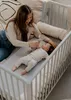Beistellbett 60x120 cm mit Matratze & Umbauseite - grau - Produktbild-Vorschau 6