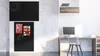 A modern office or study space with a desk, chair, computer, and a large magnetic board on the wall. Anteprima dell’immagine prodotto