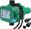 A green and black water pump pressure switch with cables and plugs, displayed against a white background. Náhľad obrázku produktu