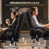 Vinsetto kantoorkruk met vibratiemassage, ergonomische Productafbeelding-voorbeeld 6