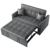 SONNI 140x94x78cm dunkelgraues Doppel-Schlafsofa, Sofa und Produktbild-Vorschau 3