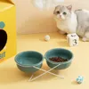 Gizmo Futternapf Katze/Hund Doppelt - Dunkelgrün - 2 Produktbild-Vorschau 3