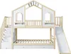 okwish Kinder-Stockbett 90x200cm Etagenbett Doppelstockbett Produktbild-Vorschau 4